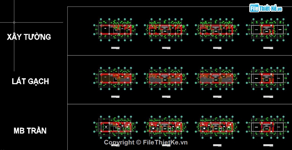 bản vẽ căn hộ cho thuê,căn hộ cho thuê,căn hộ cho thuê 3 tầng,file cad căn hộ cho thuê 3.5 tầng