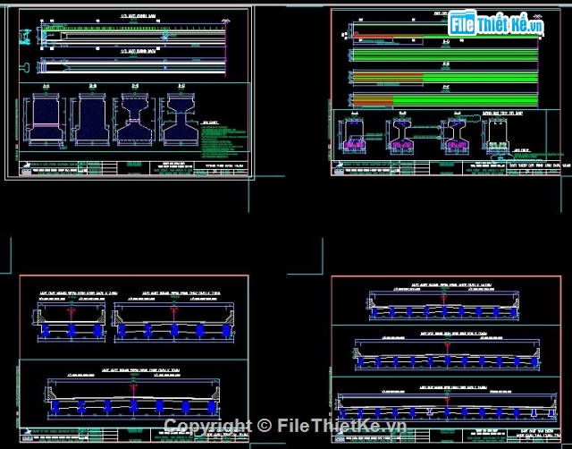 Bản vẽ chi tiết,Bản vẽ dầm I=18.6m,Bản vẽ dầm I,khối lượng cầu dầm