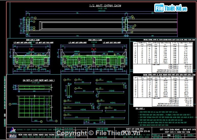 Bản vẽ chi tiết,Bản vẽ dầm,Bản vẽ dầm I,Bản vẽ dầm I=24.54m