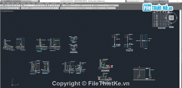 Bản Vẽ Cad Chi Tiết Lắp Đặt Ống Và Thiết Bị Vệ Sinh