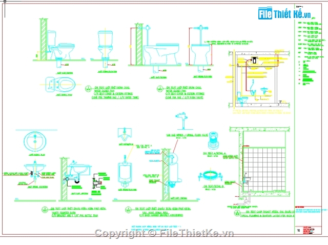 thiết bị vệ sinh,lắp đặt ống,thiết bị nhà vệ sinh,bản vẽ lắp đặt,lắp đặt thiết bị nhà vệ sinh