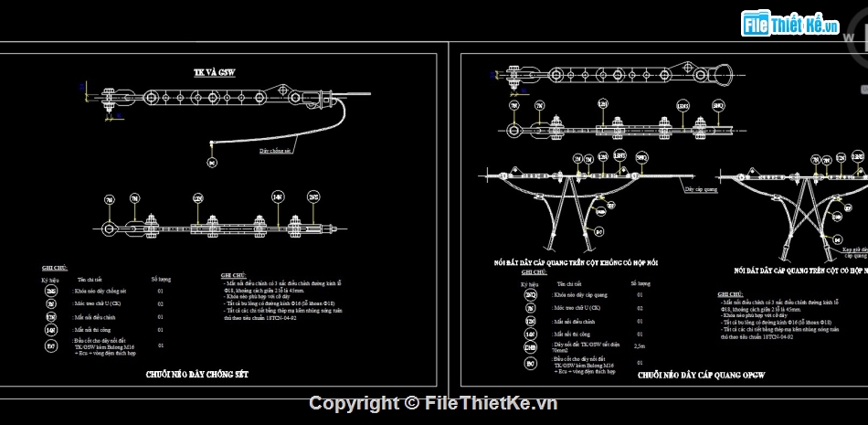 bản vẽ chuỗi cách điện 110,bản vẽ cad sứ cách điện 110,bản vẽ cad chuỗi cách điện