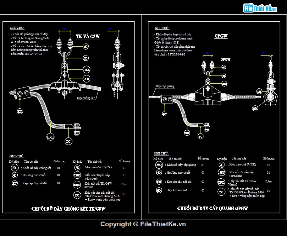 bản vẽ chuỗi cách điện 110,bản vẽ cad sứ cách điện 110,bản vẽ cad chuỗi cách điện