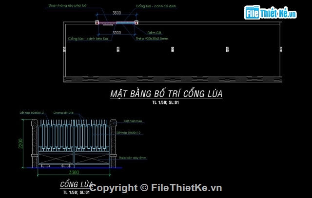 bản vẽ cổng,cổng lùa,bản vẽ cổng sắt,cổng