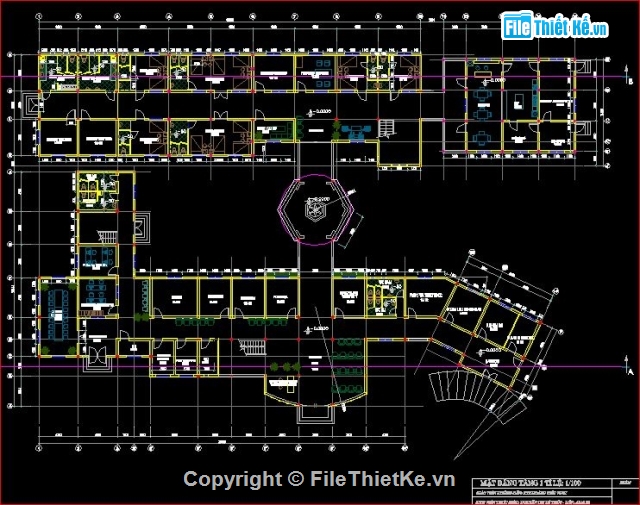 kiến trúc bệnh xá,mẫu thiết kế bệnh xá,bản vẽ thiết kế bệnh xá