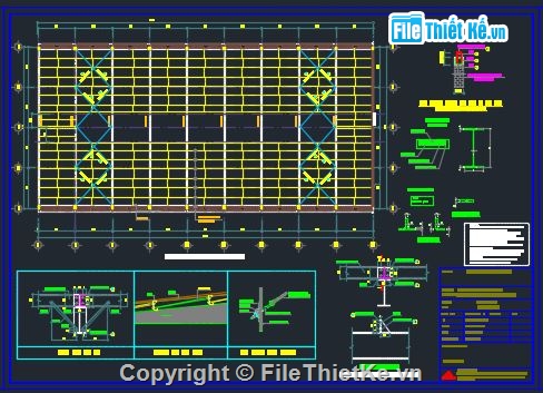 Bản vẽ nhà thép,dự toán,nhà thép,kèo thép nhà xưởng,nhà xưởng 26x54m