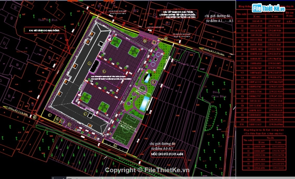 cad full trường mầm non,thiết kế trường mầm non,bản vẽ trường mầm non