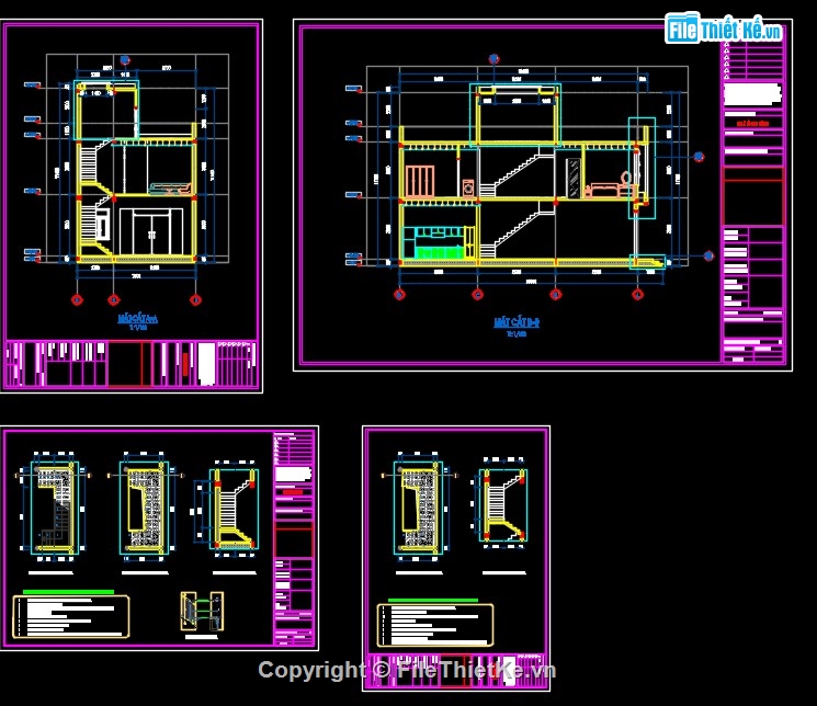 kiến trúc 2 tầng,bản vẽ nhà phố 2 tầng,nhà phố 2 tầng