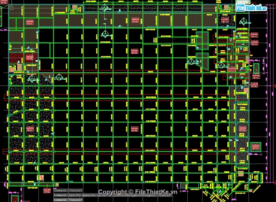 thiết kế siêu thị,bản vẽ siêu thị bigC,bản vẽ trung tâm thương mại