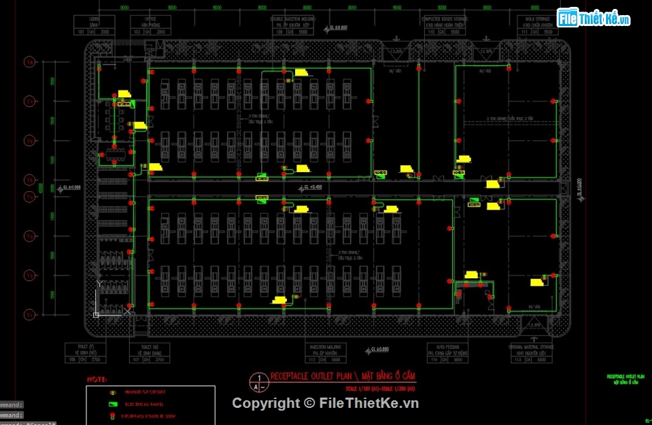 hệ thống điện,bản vẽ điện nhà máy,bản vẽ điện nhẹ nhà máy