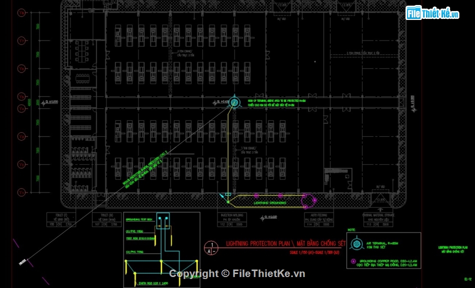 hệ thống điện,bản vẽ điện nhà máy,bản vẽ điện nhẹ nhà máy
