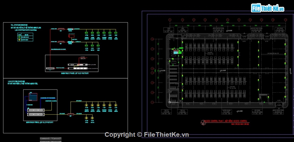 hệ thống điện,bản vẽ điện nhà máy,bản vẽ điện nhẹ nhà máy