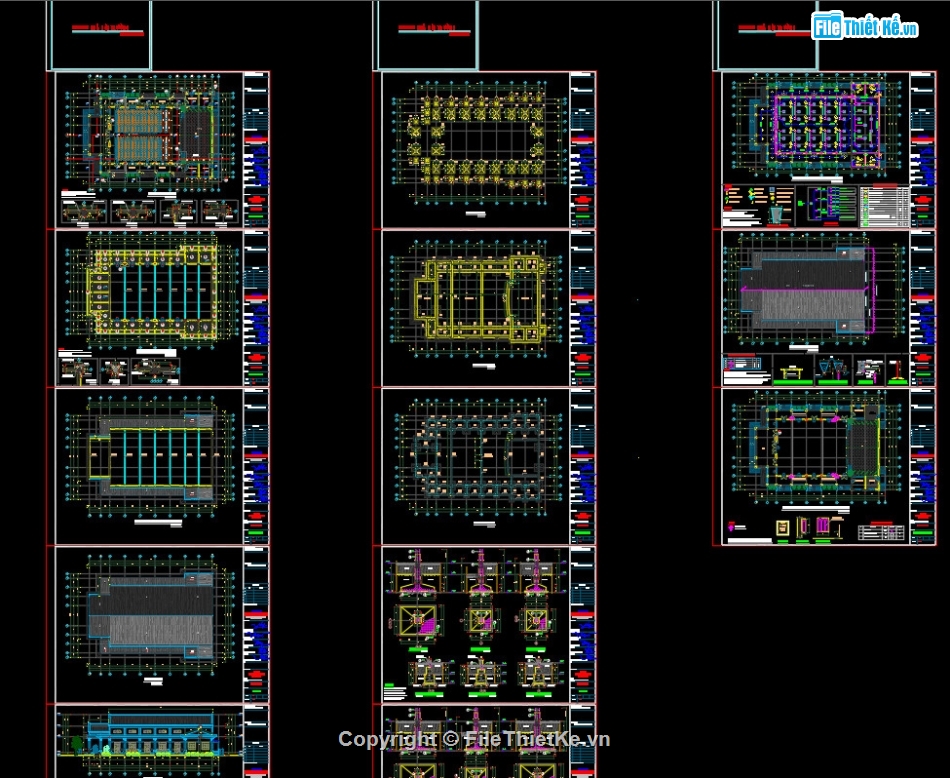Bản vẽ cad hội trường,Bản vẽ hội trường full,Full hồ sơ thiết kế,Full bản vẽ nhà hội trường