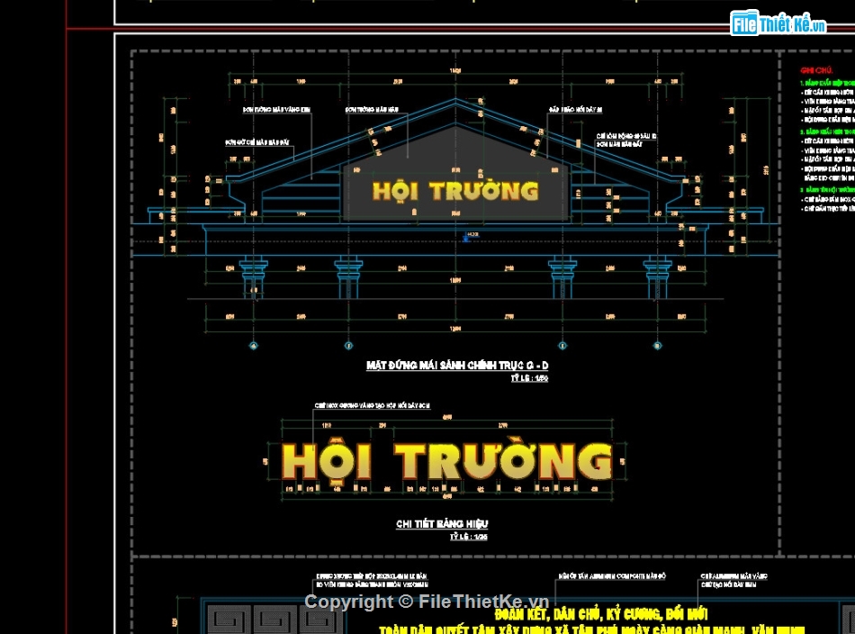 Bản vẽ cad hội trường,Bản vẽ hội trường full,Full hồ sơ thiết kế,Full bản vẽ nhà hội trường