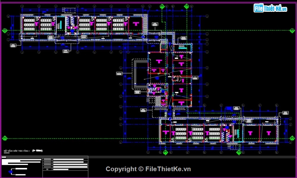 cad trường học,bản vẽ cad trường quốc tế,bản vẽ cad trường liên cấp