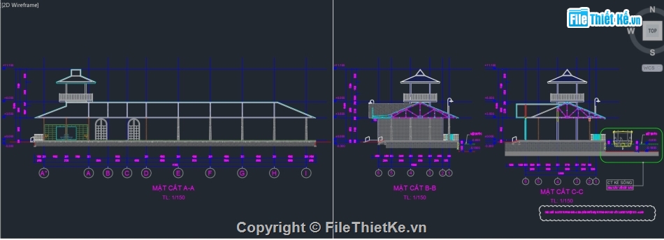 Vinpearl Nam Hội An,Nhà bến thuyền 11x41m,bản vẽ nhà bến thuyền,thiết kế nhà bến thuyền,file cad nhà bến thuyền,kiến trúc nhà bến thuyền Vinpearl