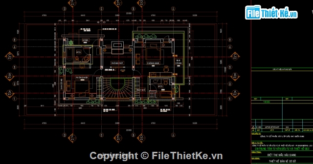 biệt thự 3 tầng,bản vẽ biệt thự 3 tầng,kiến trúc 3 tầng,biệt thự 3 tầng 11x23m,biệt thự 11x23m