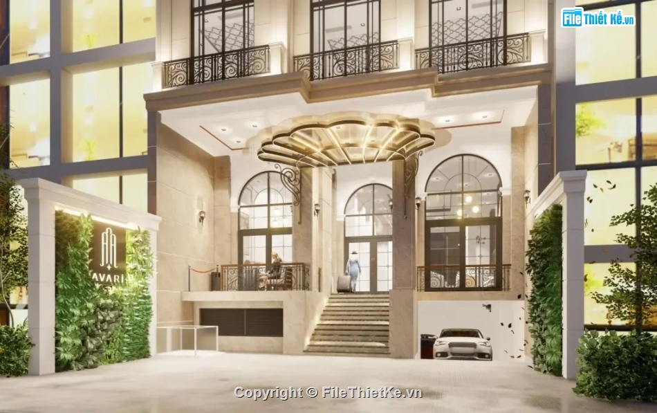 kiến trúc khách sạn,cad khách sạn,thiết kế cad khách sạn,bản vẽ cad khách sạn