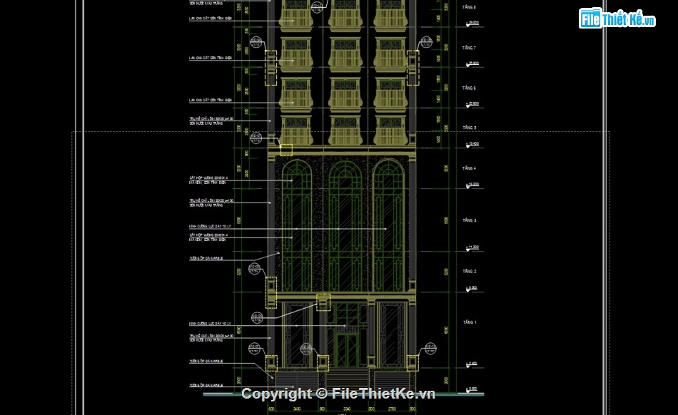kiến trúc khách sạn,cad khách sạn,thiết kế cad khách sạn,bản vẽ cad khách sạn