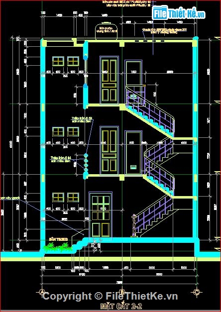 kiến trúc 2.5 tầng,biệt thự 2 tầng,mẫu nhà phố 3 tầng