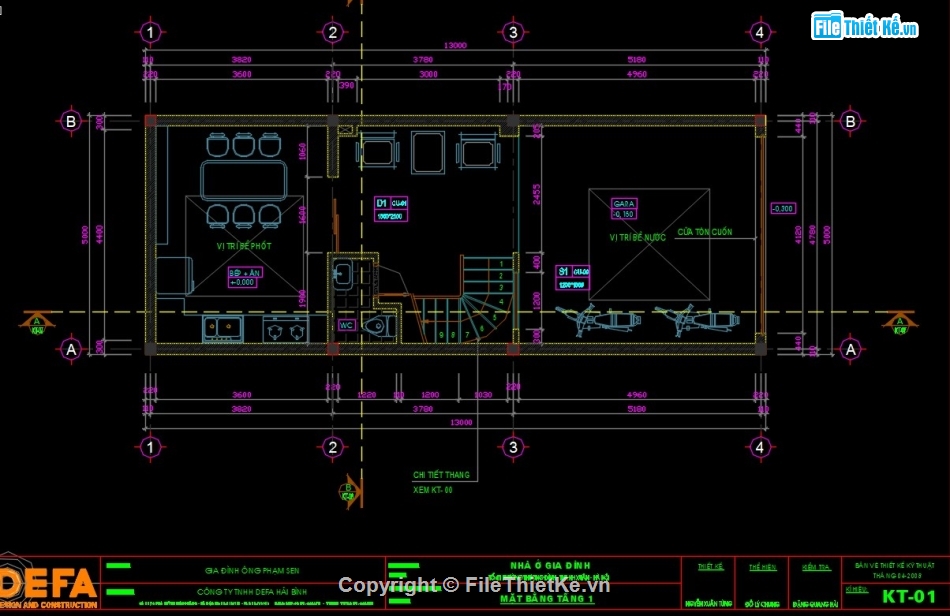 Bản vẽ kiến trúc nhà phố,thiết kế nhà phố 3 tầng,bản vẽ nhà phố 5x13,bản vẽ cad nhà phố 3 tầng