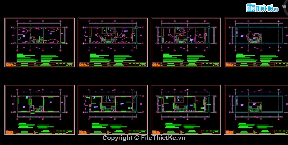 Bản vẽ kiến trúc nhà phố,thiết kế nhà phố 3 tầng,bản vẽ nhà phố 5x13,bản vẽ cad nhà phố 3 tầng