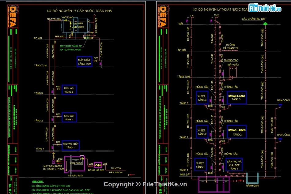 Bản vẽ kiến trúc nhà phố,thiết kế nhà phố 3 tầng,bản vẽ nhà phố 5x13,bản vẽ cad nhà phố 3 tầng