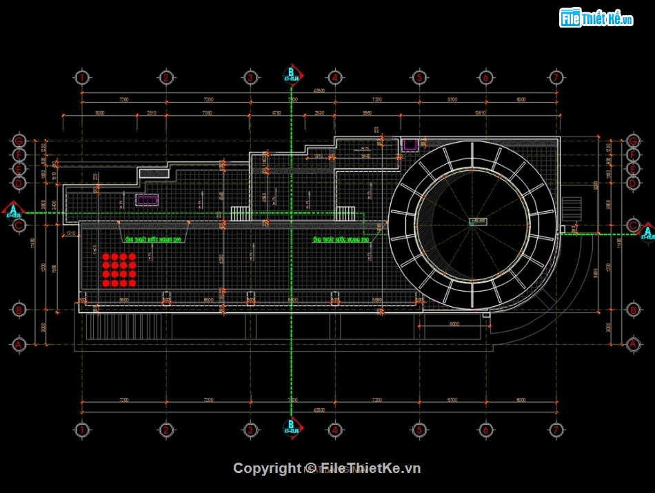 kiến trúc văn phòng,kiến trúc nhà văn phòng,bản vẽ tòa nhà văn phòng,bản vẽ cad tòa văn phòng