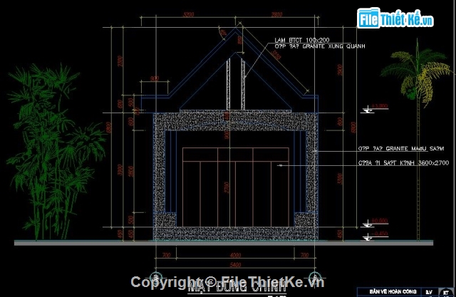 mái ngói,Bản vẽ nhà phố,Bản vẽ full,Bản vẽ autocad,tầng mái ngói,nhà trệt