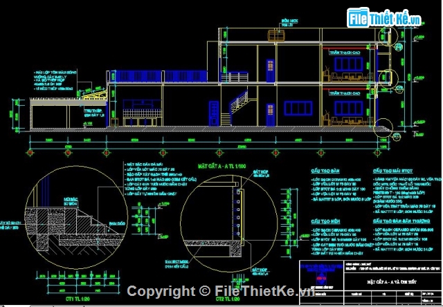 bản vẽ kiến trúc,nhà kích thước 3m3 x 14m,mẫu nhà 2 tầng đẹp