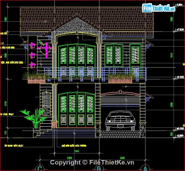 cầu thang nhà ở,nhà ở 8x14m,mẫu nhà 2 tầng