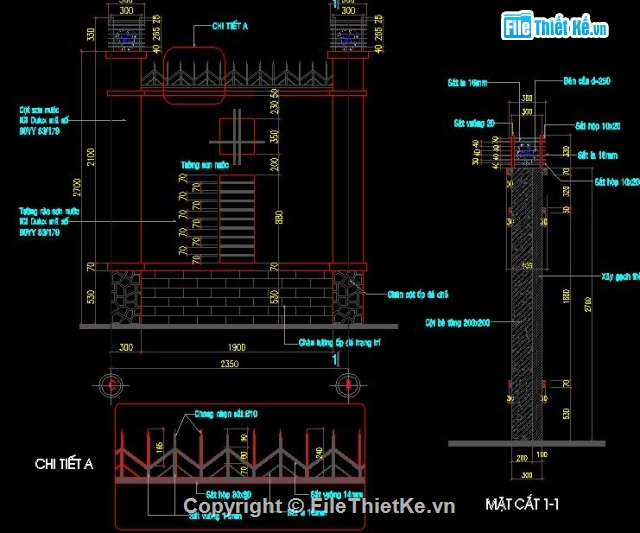 Bản vẽ nhà phố,nhà phố 3 tầng,nhà phố 5.5x15m