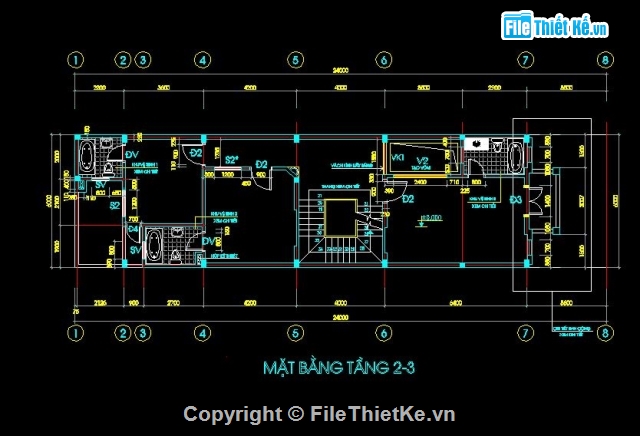 nhà phố cổ điển,nhà cổ điển mái ngói,nhà kích thước 6 x 24m,kiến trúc nhà phố