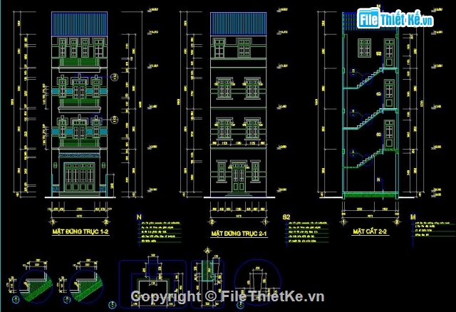 Nhà phố 5x20m,Nhà phố 4 tầng,mẫu nhà phố liền kề