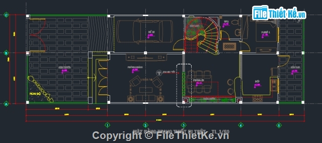 Bản vẽ kiến trúc nhà phố,1 trệt 2 lầu,kiến trúc nhà ở,Bản vẽ nhà phố