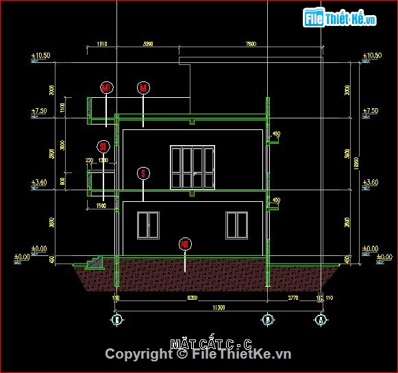 nhà sinh hoạt động phường thành công,kiến trúc nhà sinh hoạt,nhà văn hóa phường Thành Công