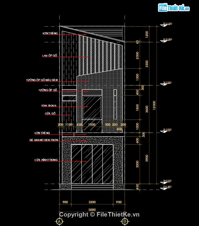 nhà phố 3 tầng,kiến trúc nhà 3 tầng,bản vẽ free nhà 3 tầng