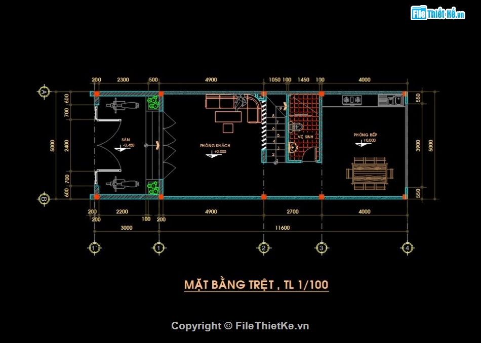 nhà phố 3 tầng,kiến trúc nhà 3 tầng,bản vẽ free nhà 3 tầng