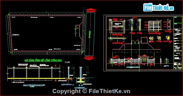 kiến trúc tổng thể,bản vẽ trường mẫu giáo,Trường mẫu giáo Phú Thịnh