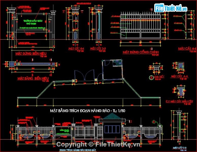 kiến trúc tổng thể,bản vẽ trường mẫu giáo,Trường mẫu giáo Phú Thịnh