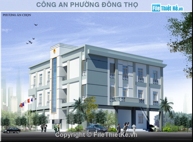 kiến trúc trụ sở,trụ sở công an,bản vẽ trụ sở công  an