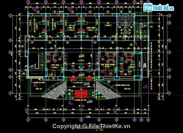 Phòng giáo dục,kiến trúc cao lãnh,bản vẽ trụ sở,Kiến trúc trụ sở,trụ sở Phòng giáo dục Cao Lãnh