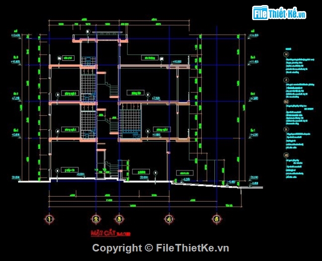 Bản vẽ nhà phố,kết cấu nhà phố,mẫu nhà phố 3 tầng rưỡi