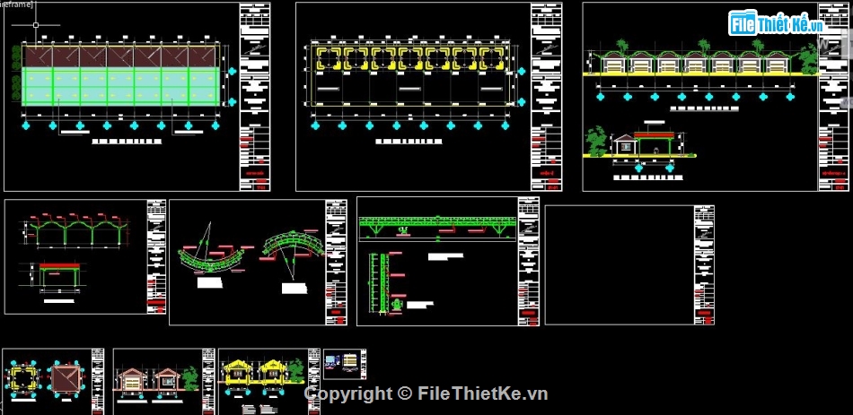 file cad Kiot bán hàng,Bản vẽ Kiot bán hàng,Bản vẽ cad Kiot bán hàng,Bản vẽ cad Kiot 14.4x46.2m