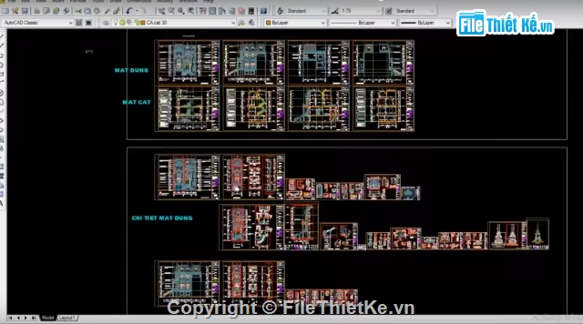 biệt thự 3 tầng,bản vẽ lâu đài,cad lâu đài,bản vẽ cad biệt thự,bản vẽ autocad biệt thự,biệt thự lâu đài