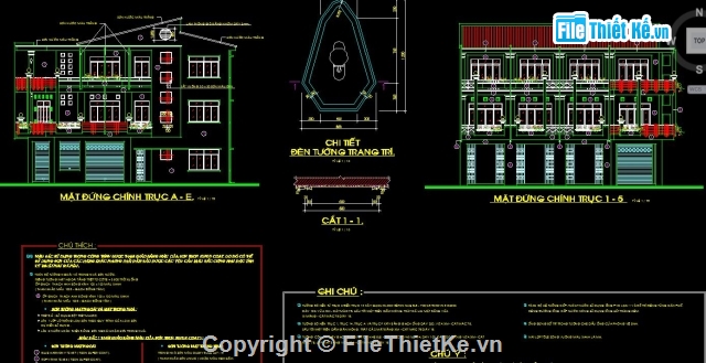 Bản vẽ kiến trúc Nhà,Nhà 4 căn 15.65x15.8m,thiết kế nhà 4 tầng,mẫu nhà 4 căn