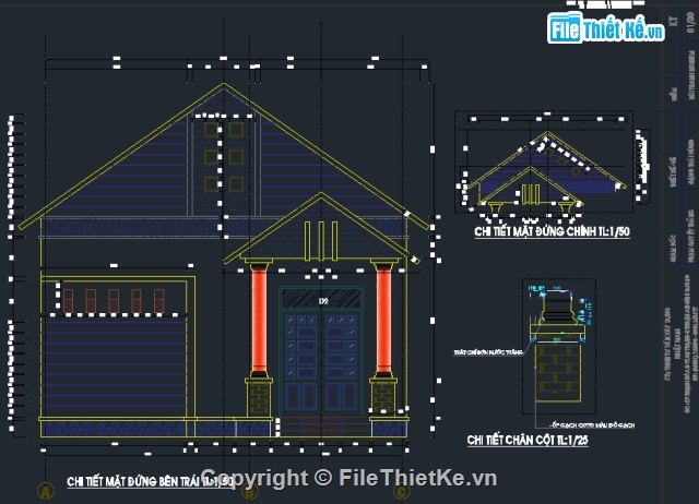 kiến trúc nhà cấp 4,nhà cấp 4,nhà cấp 4 11.7x18.1m,Nhà cấp 4 11.7x18.1m