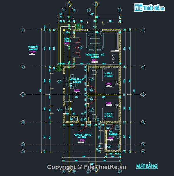 nhà cấp 4,file autocad nhà cấp 4,nhà cấp 4 file cad,Cad kiến trúc nhà cấp 4