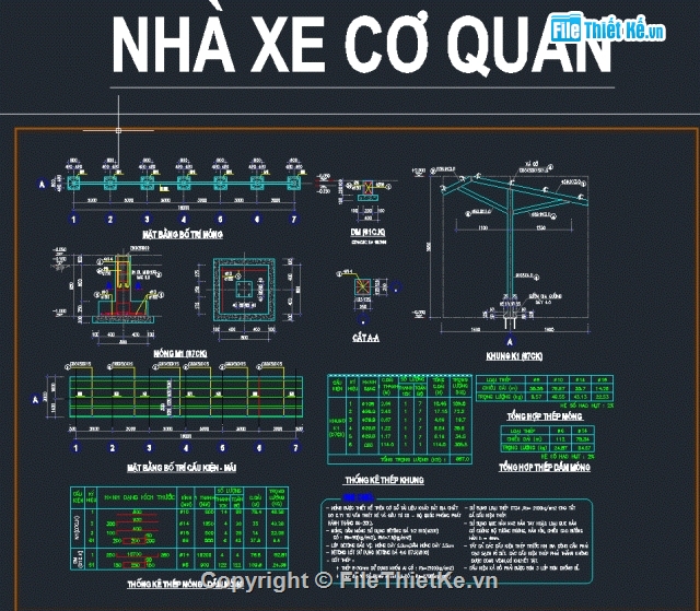 Bản Vẽ Cad Nhà Để Xe Máy Đơn Giản