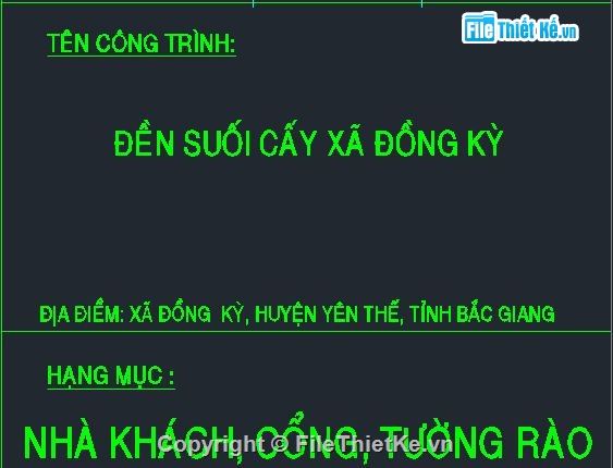 cổng tường rào,đền thờ,cad nhà thờ,cad cổng nhà thờ,nhà khách đền thờ